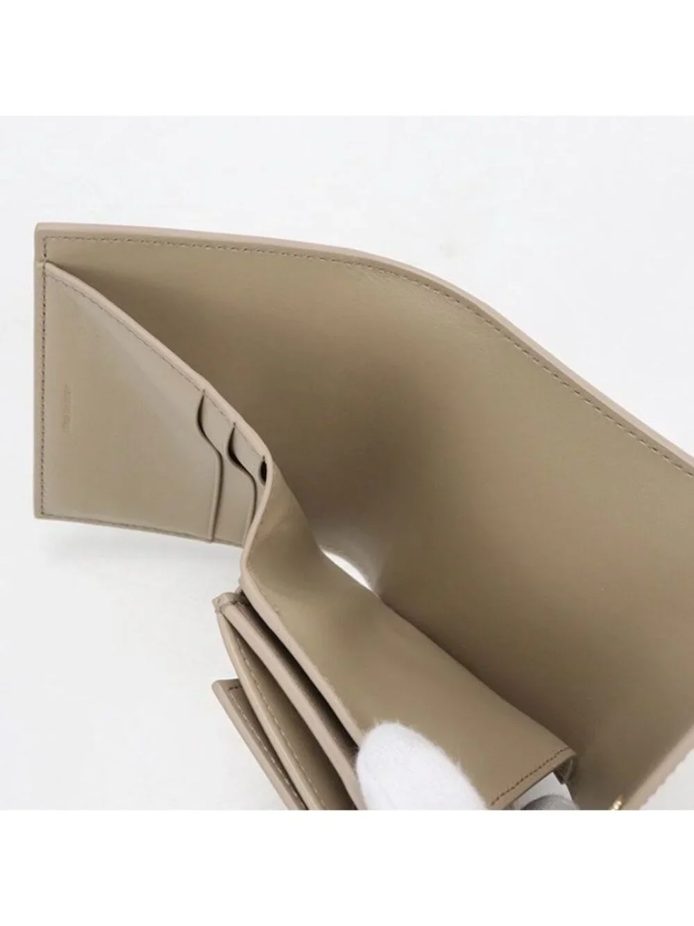 Celine Small Flap Wallet Triomphe Trifold Shiny Calfskin